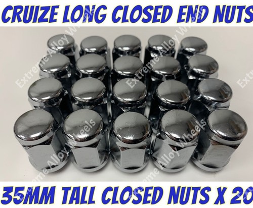 Alloy wheel nuts 35mm - alloy, x