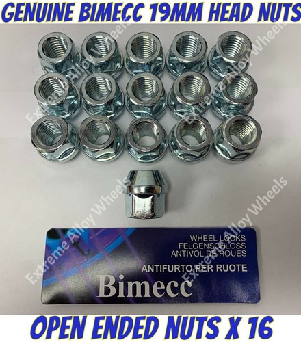 Alloy wheel nuts open - wheel, x